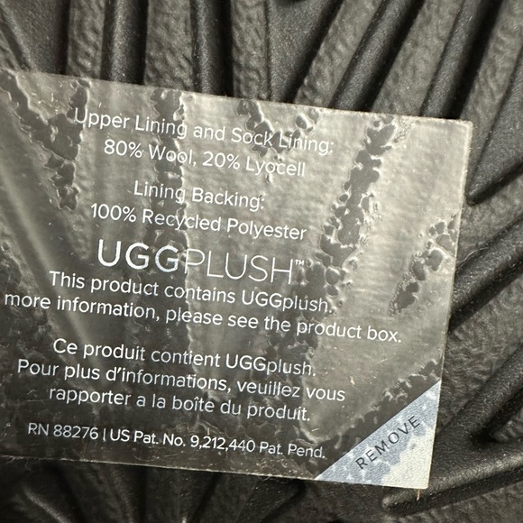 UGG Black Short Classic Stellar Sequin Boots 37 US 6 - Picture 12 of 12